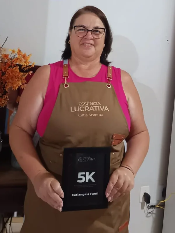 Plaquinha Catiangela 5k